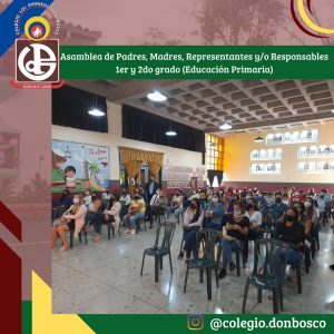 Lee más sobre el artículo 1ra Asamblea de Padres, Madres, Representantes y/o Responsables del 1er y 2do grado de educación primaria.